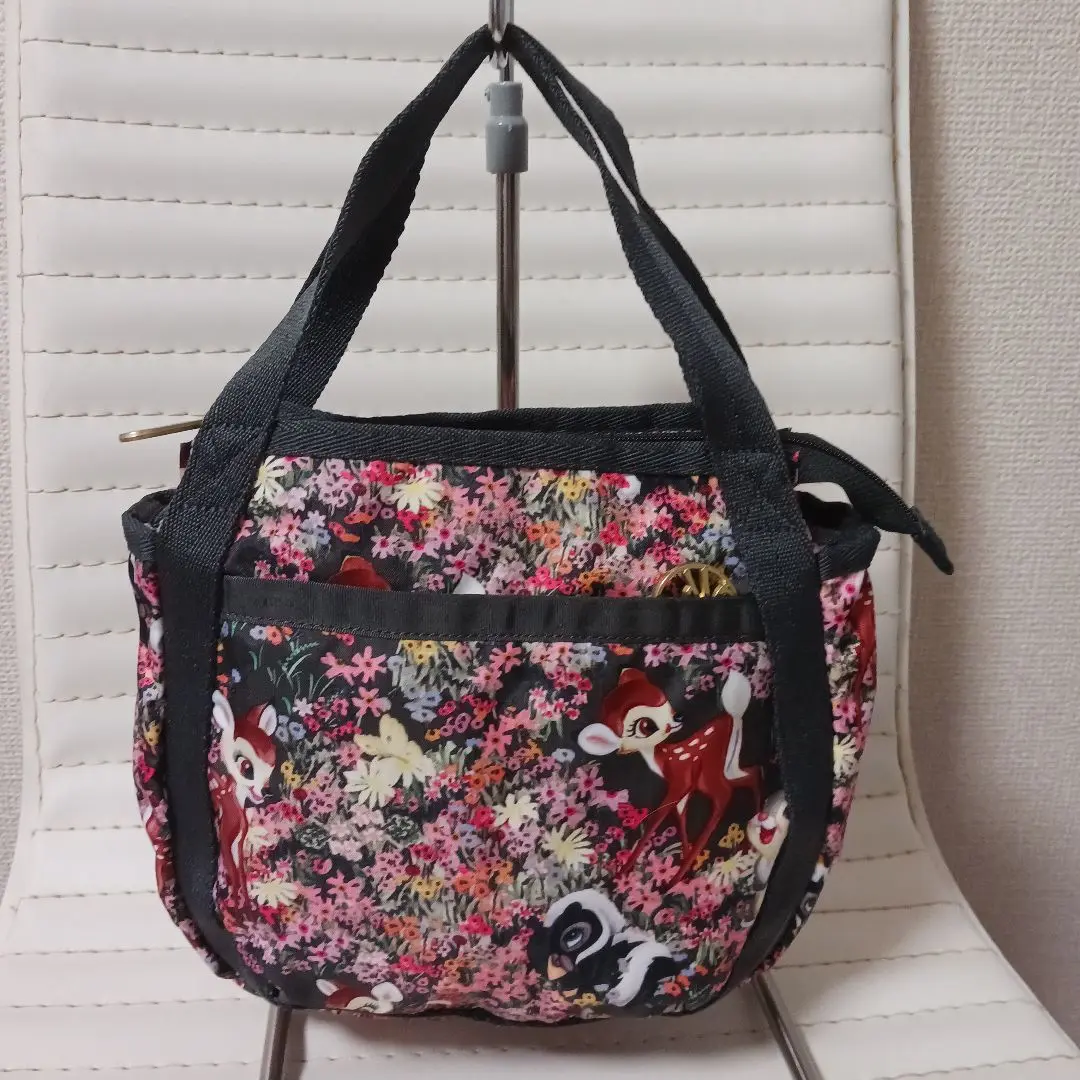 ✨極美品✨希少✨レスポートサック　ディズニー　バンビ　リュック　ショルダーバッグ 良品】希少レア レスポートサック ディズニー バンビコラボ