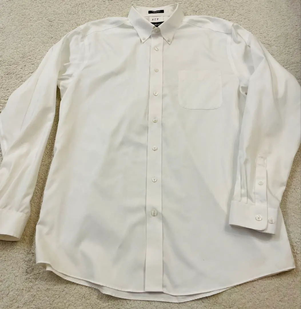 Thumbnail of No. 858 Eddie Bauer White Button-Down Long Sleeve Shirt L