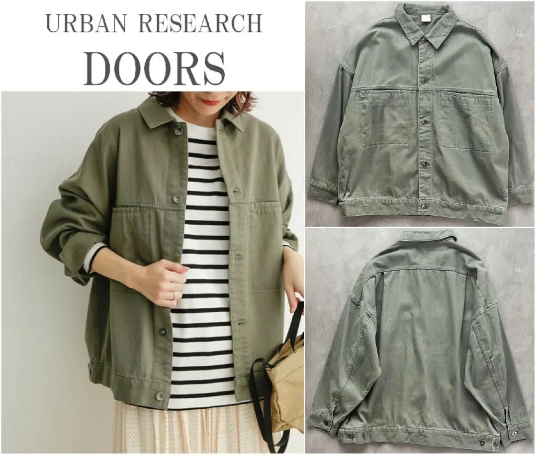URBAN RESEARCH DOORS23AWコットンツイルドルマンジャケット URBAN RESEARCH DOORS（アーバンリサーチドアーズ）の「コットン