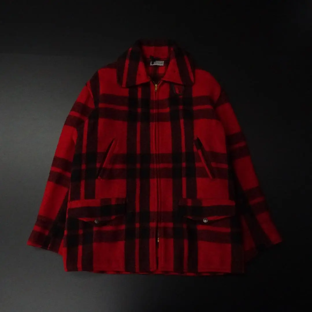 40s〜 SPORTCLAD 厚手 チェック柄 スポーツジャケット コート 6e7366383ee67cec46173357025790
