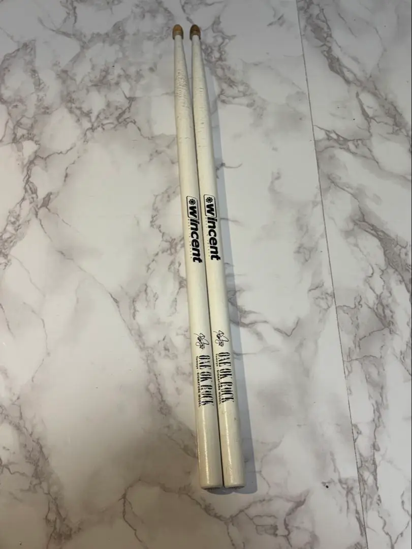 ONE OK ROCK ワンオクロック パス サイン入り 実使用ドラムスティック ONE OK ROCK ワンオクロック パス 実使用ドラムスティック