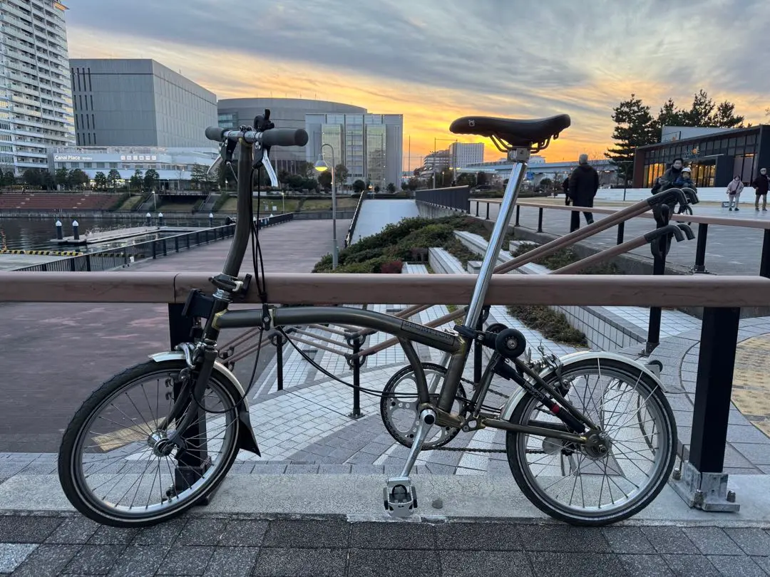 シュ　ブロンプトン　ＰＬ６　rawカラー ブロンプトン BROMPTON S6L RAWカラー 2018年頃モデル 16インチ