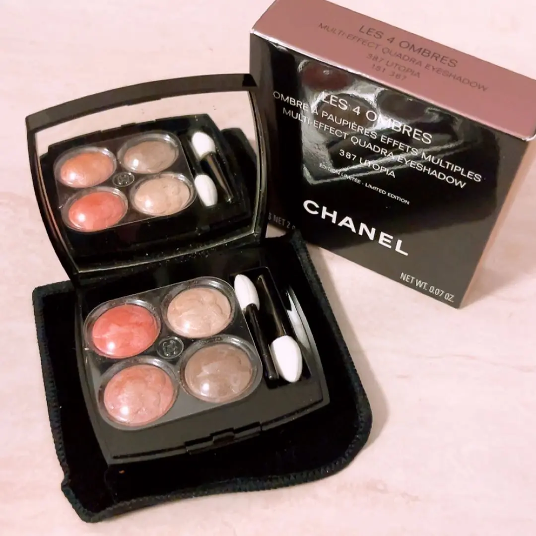 新品未開封 CHANEL シャネル レキャトルオンブル ＃387 新品未使用 CHANELレキャトルオンブル 387ユートピア