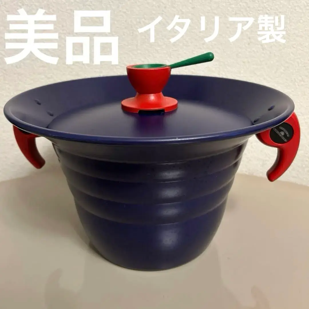 未使用　廃盤　ラゴスティーナ　イタリア製　パスタ鍋　計量スプーン付き 未使用 廃盤 ラゴスティーナ イタリア製 パスタ鍋 計量スプーン