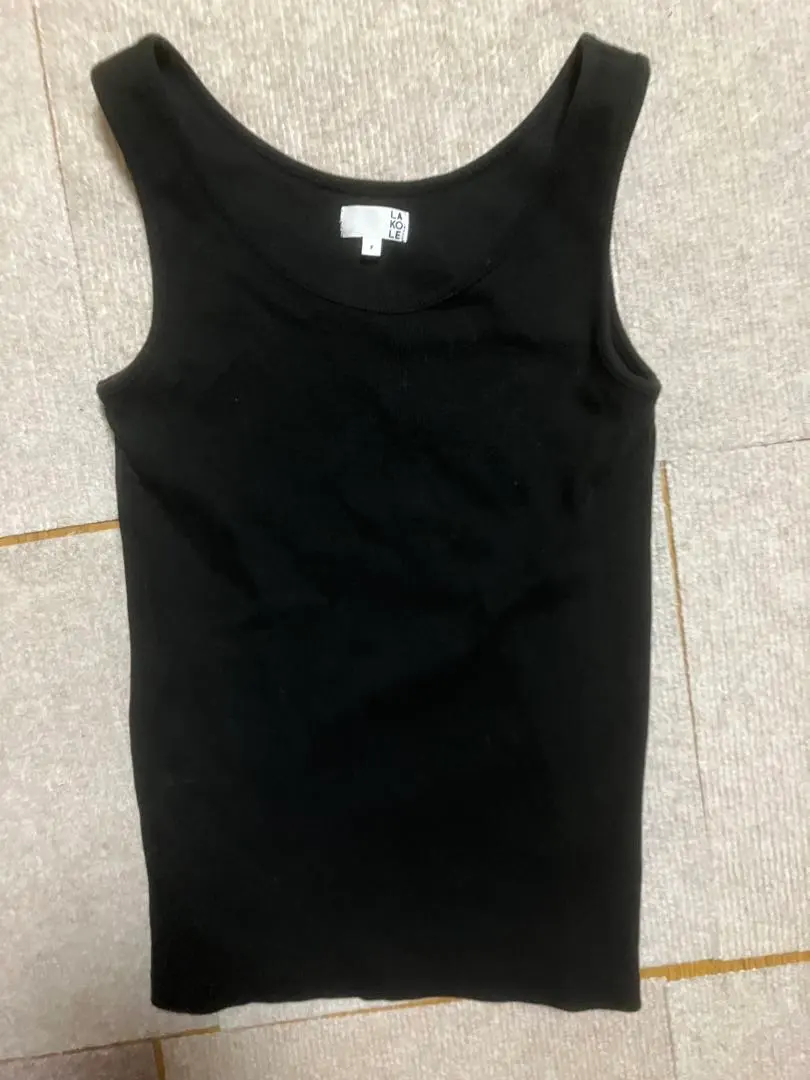 Thumbnail of LAKOLE Black Tank Top, Size F