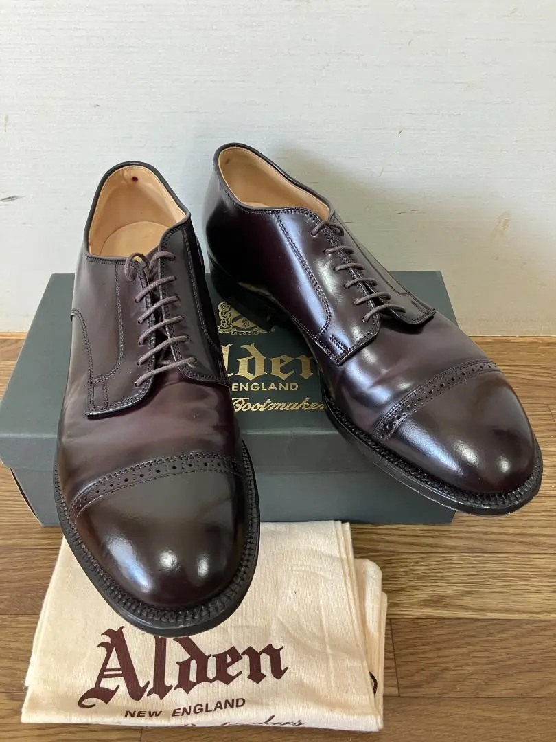 ALDEN 奧爾登 56201 10D Modified 酒紅色馬臀皮 的縮圖