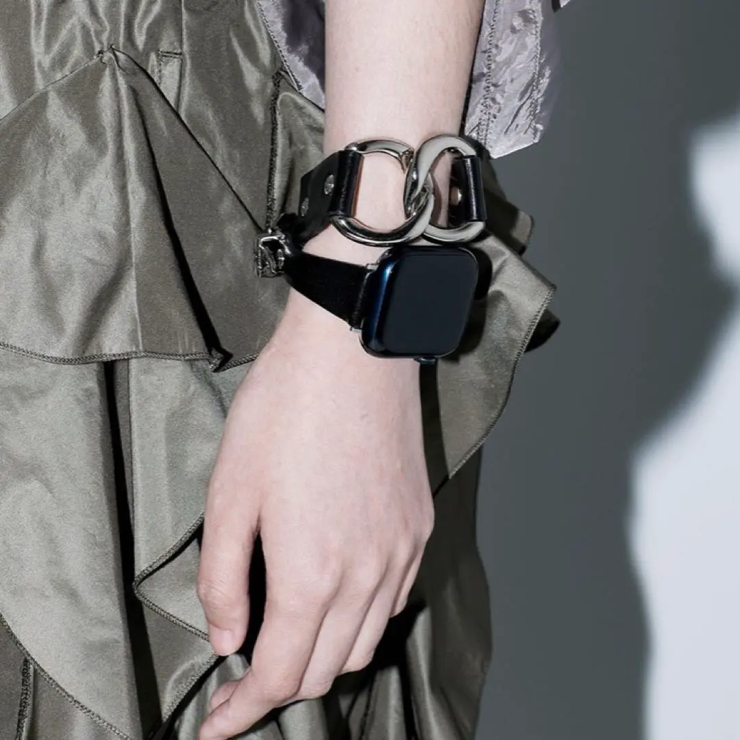 『TOGA TOO』WATCH BELT【美品】 TOGA TOO DOUBLE BUCKLE WATCH BELT COLOR:Green/Light Blue