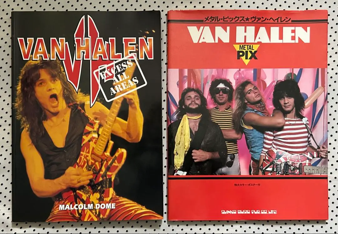 罕見 VAN HALEN 范·海倫 84年/95年發行雜誌2冊 的縮圖