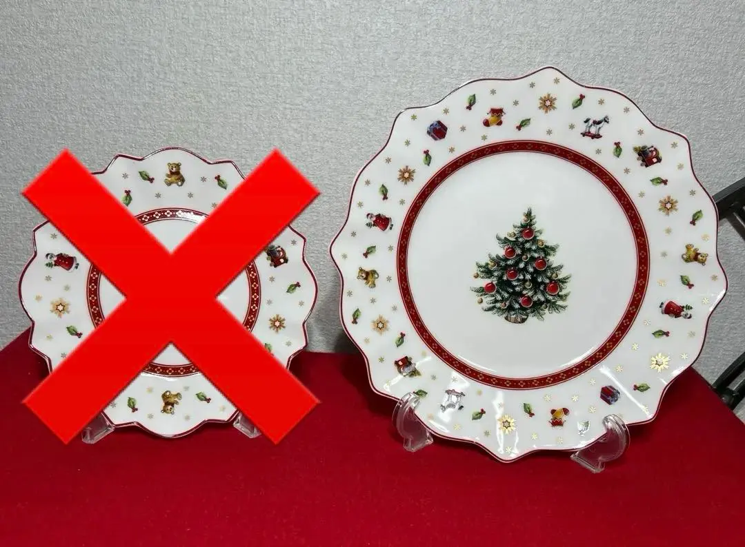 Villeroy&Boch クリスマスプレート　トイズデライトシリーズ　2枚組 Villeroy&Boch クリスマスプレート トイズデライトシリーズ 2枚組