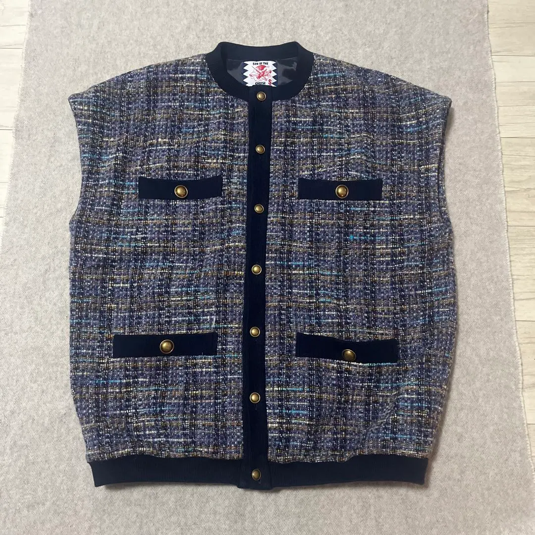 【美品】SON OF THE CHEESE クロシェベスト Lサイズ 美品】SON OF THE CHEESE クロシェベスト Lサイズ - メルカリ