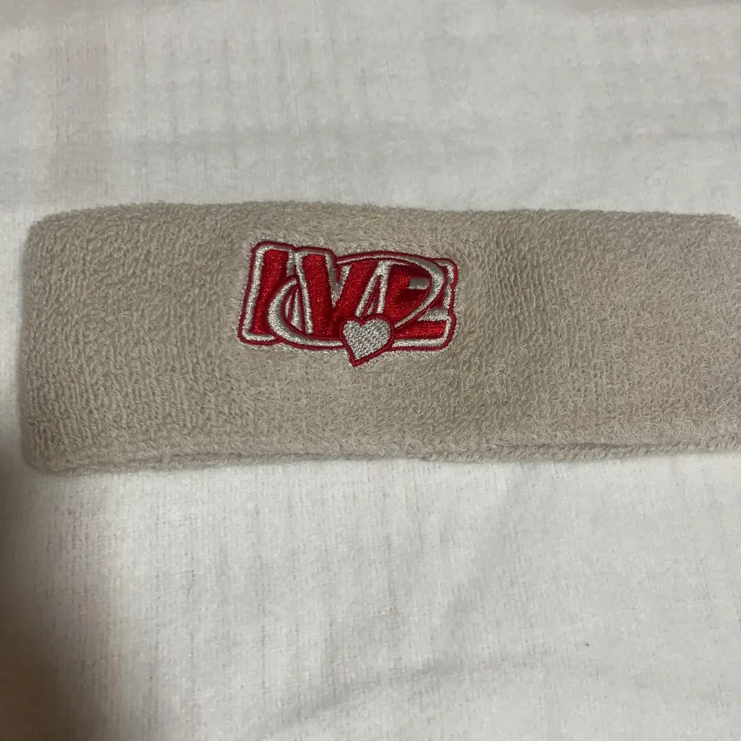 Thumbnail of Beige Hairband with IVE Embroidery