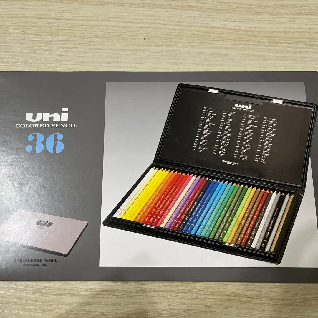 Thumbnail of Mitsubishi Pencil Uni Color 36 Color Set Colored Pencils uni COLORED PENCIL