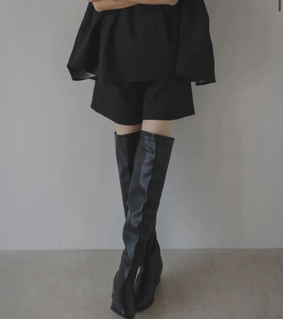 Thumbnail of Yumetenbo Inheel Knee High Boots, Size L (New)