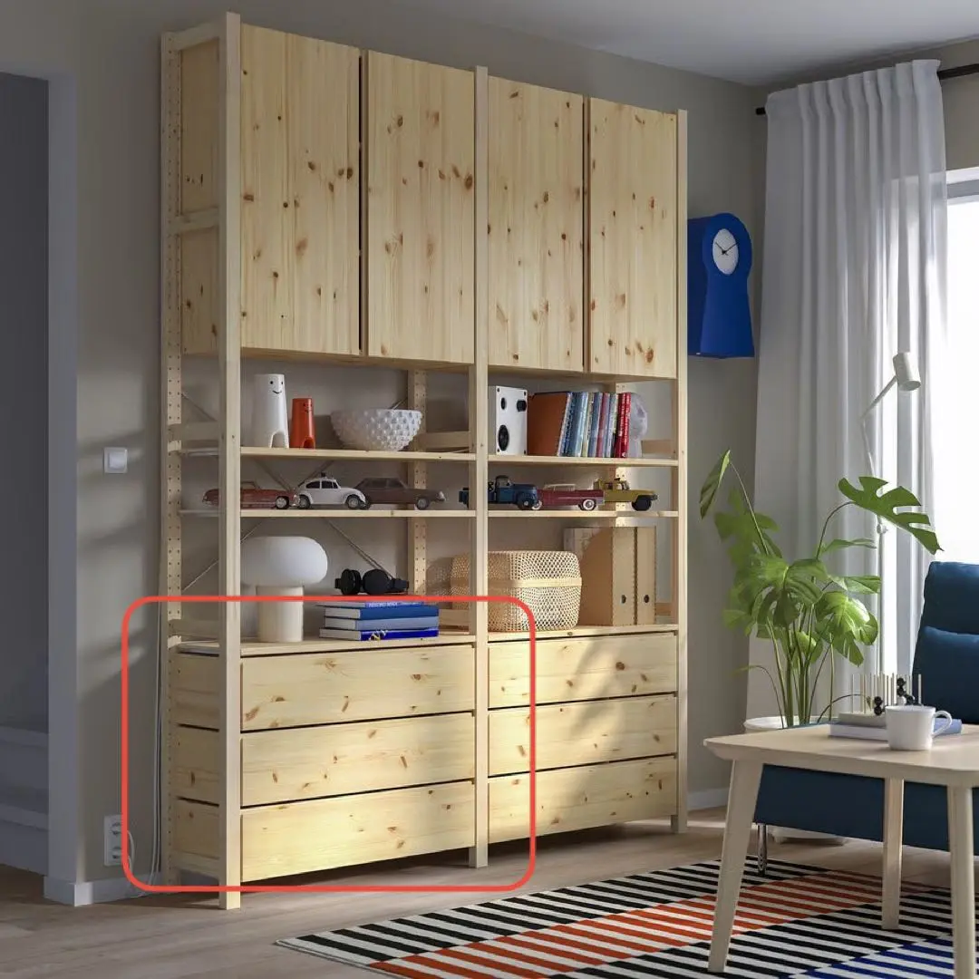 5枚　IKEAイーヴァル棚板　83×50cm ivar-1-section-shelves-