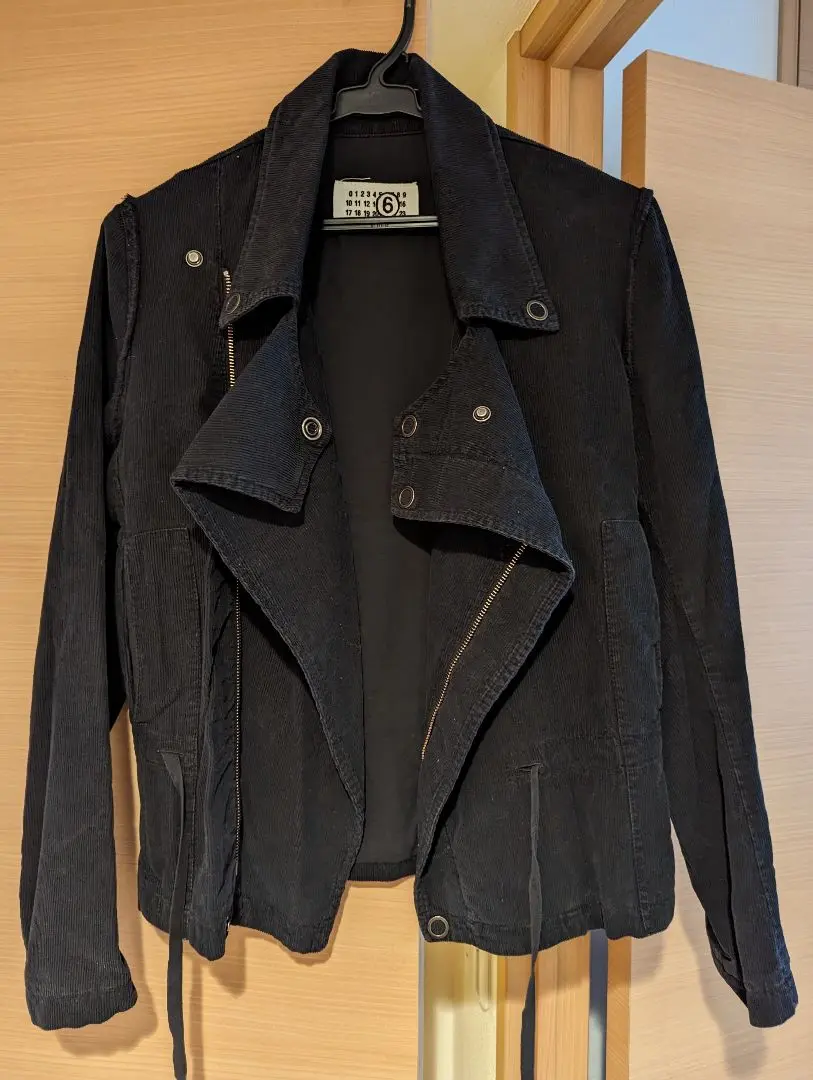 MM6 メゾンマルジェラ レザー　ボア　ライダース オーバー　サイズ 中古・古着通販】MM6 Maison Margiela (エムエムシックス メゾン
