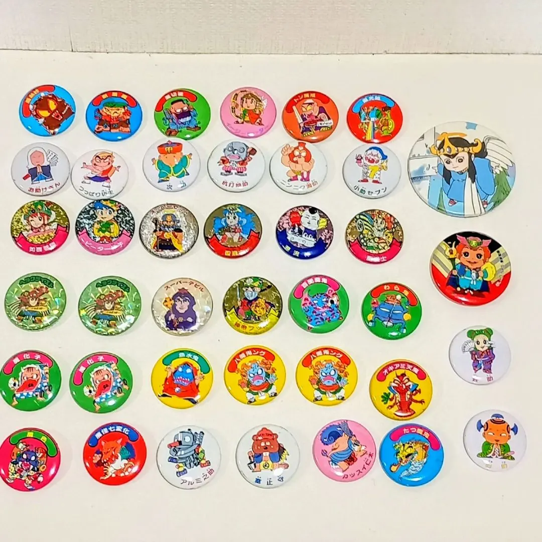 Thumbnail of Bikkuriman Nissui Premium Can Badges Set of 40: Holy Phoenix, Tenshi Otoko Jack