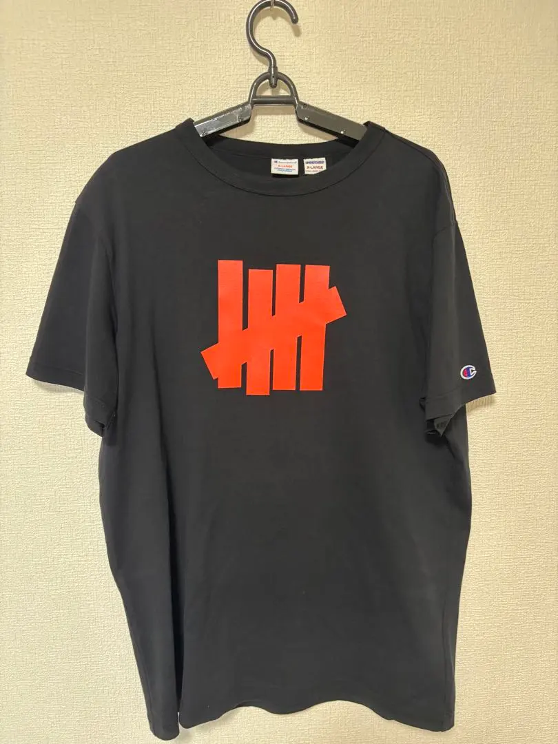 Thumbnail of Champion × UNDEFEATED Black T-shirt L