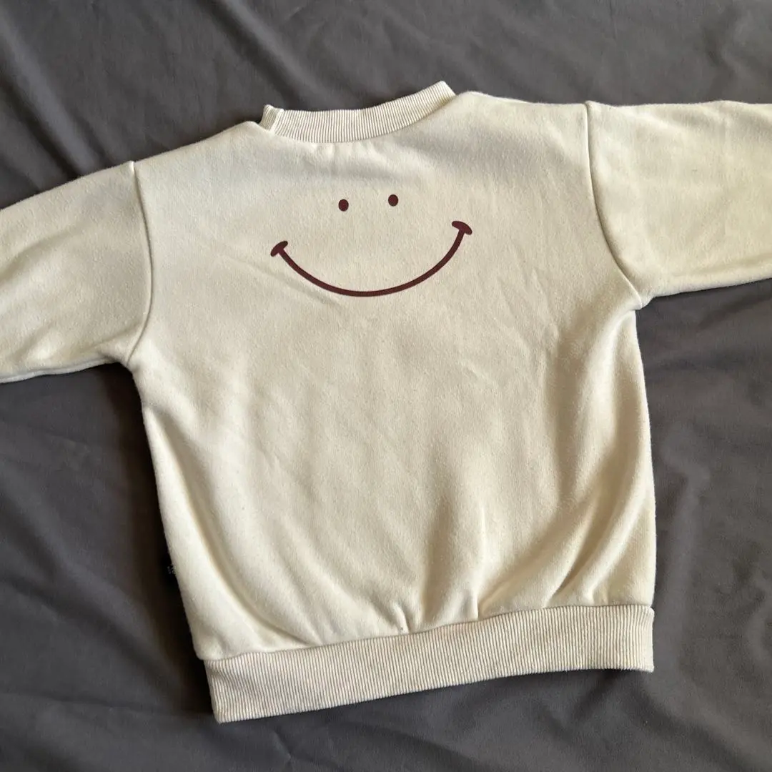 Thumbnail of Smile White Sweatshirt 110cm Fleece-lined