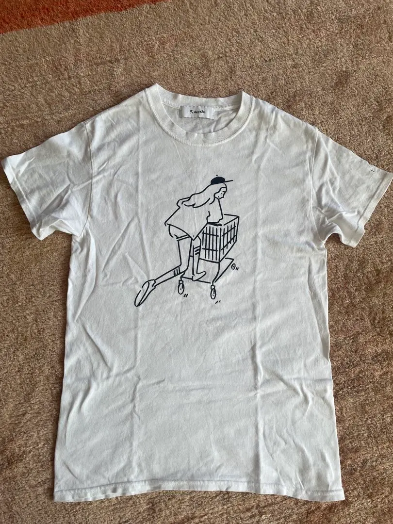 Thumbnail of Yu Nagaba Women's Illustration T-shirt, White