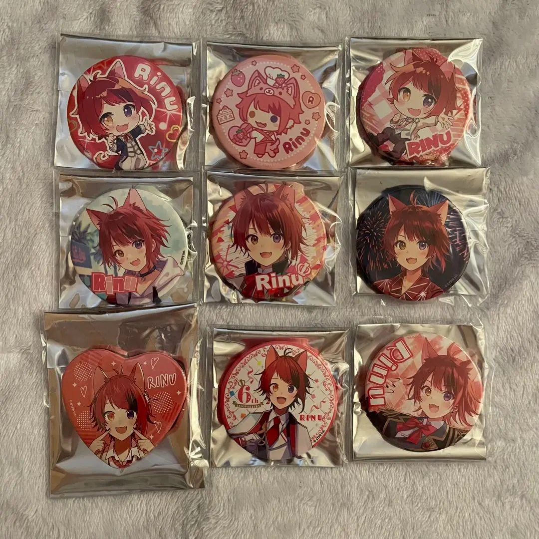 Thumbnail of StPri Rinu Can Badge Set