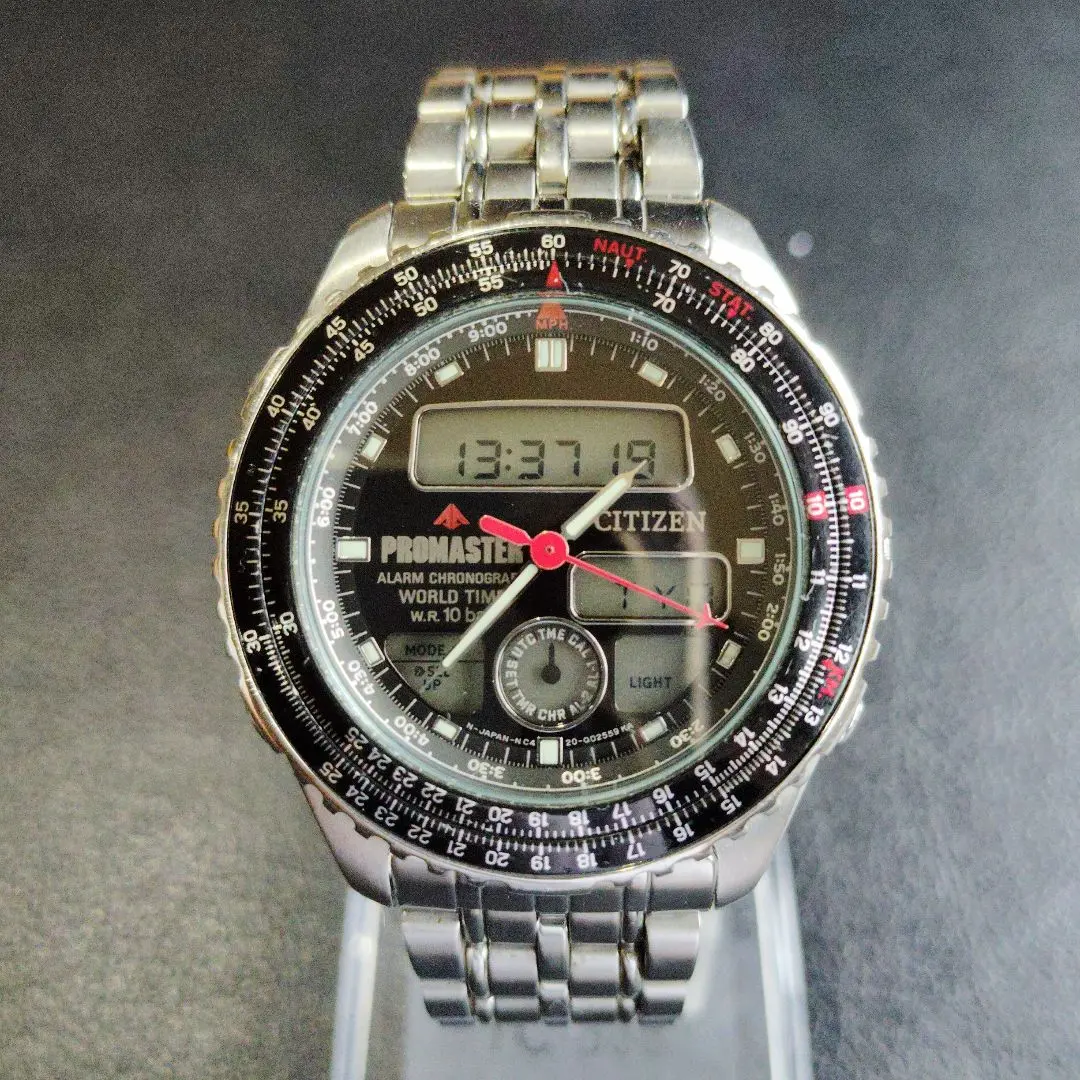 CITIZEN　プロマスター　チタニウム　 c420 Citizen Promaster World Time C420-Q00010 Men's Watch Analog