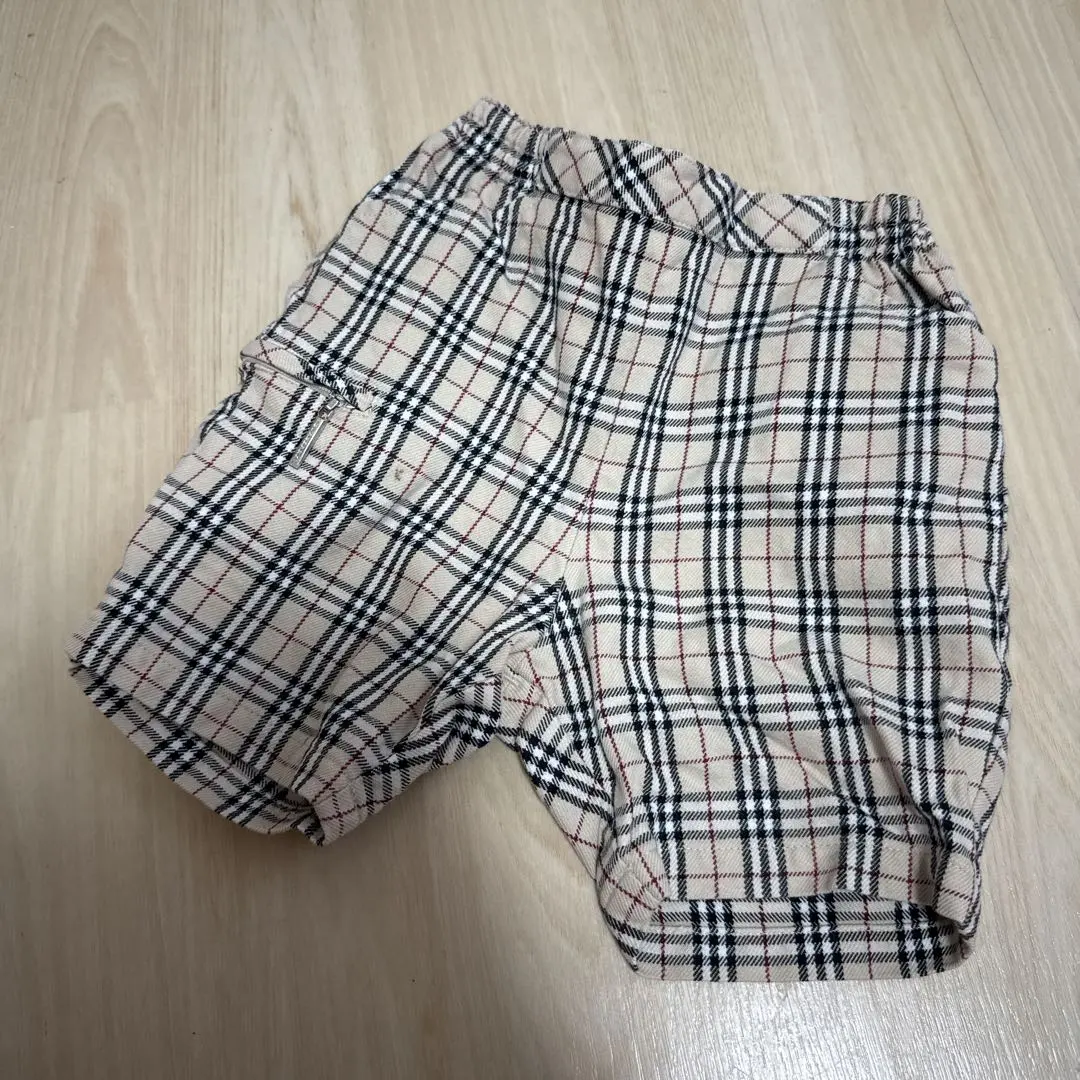 Thumbnail of Burberry Check Pattern Baby Half Pants Shorts 80cm