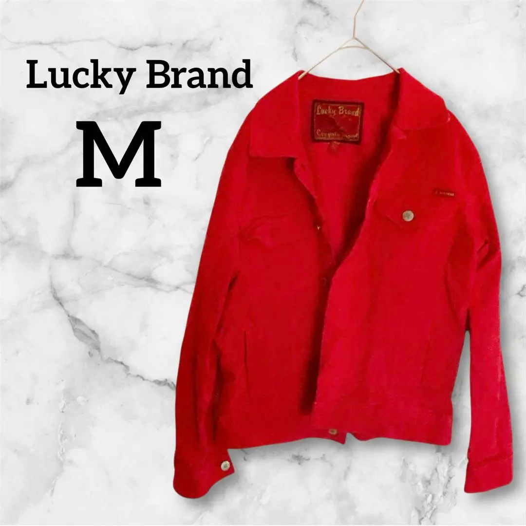 Thumbnail of Excellent condition ✨ Lucky Brand 【M】 Red Corduroy Jacket