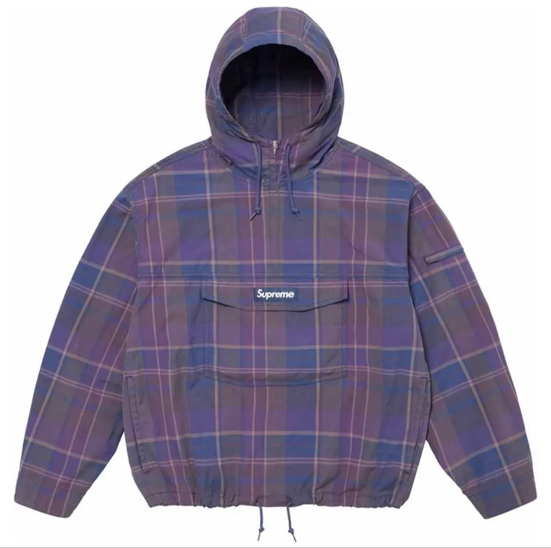 ジャケット・アウター Supreme cottonutility anorak 24SS Supreme Cotton Utility Anorak Jacket - Yellow - Size XLarge