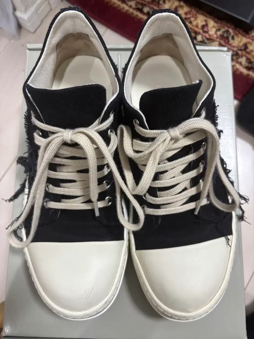 Rick Owens drkshdw SLASH ハイカットスニーカー Rick Owens drkshdw Slashed High-Top Sneakers DS02B4800-SLASH