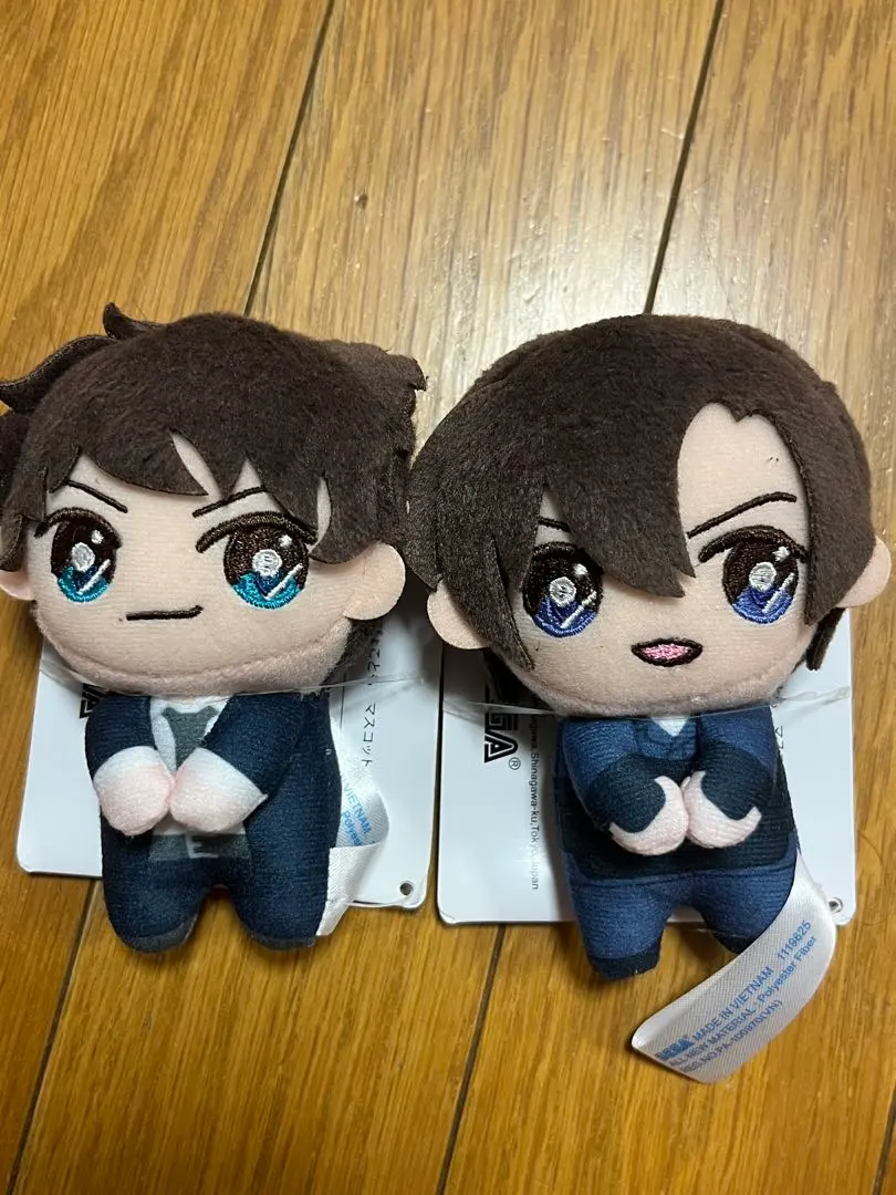 Thumbnail of Detective Conan Pyokoto Mascot Plushies: Jinpei Matsuda & Kenji Hagiwara - Set of 2