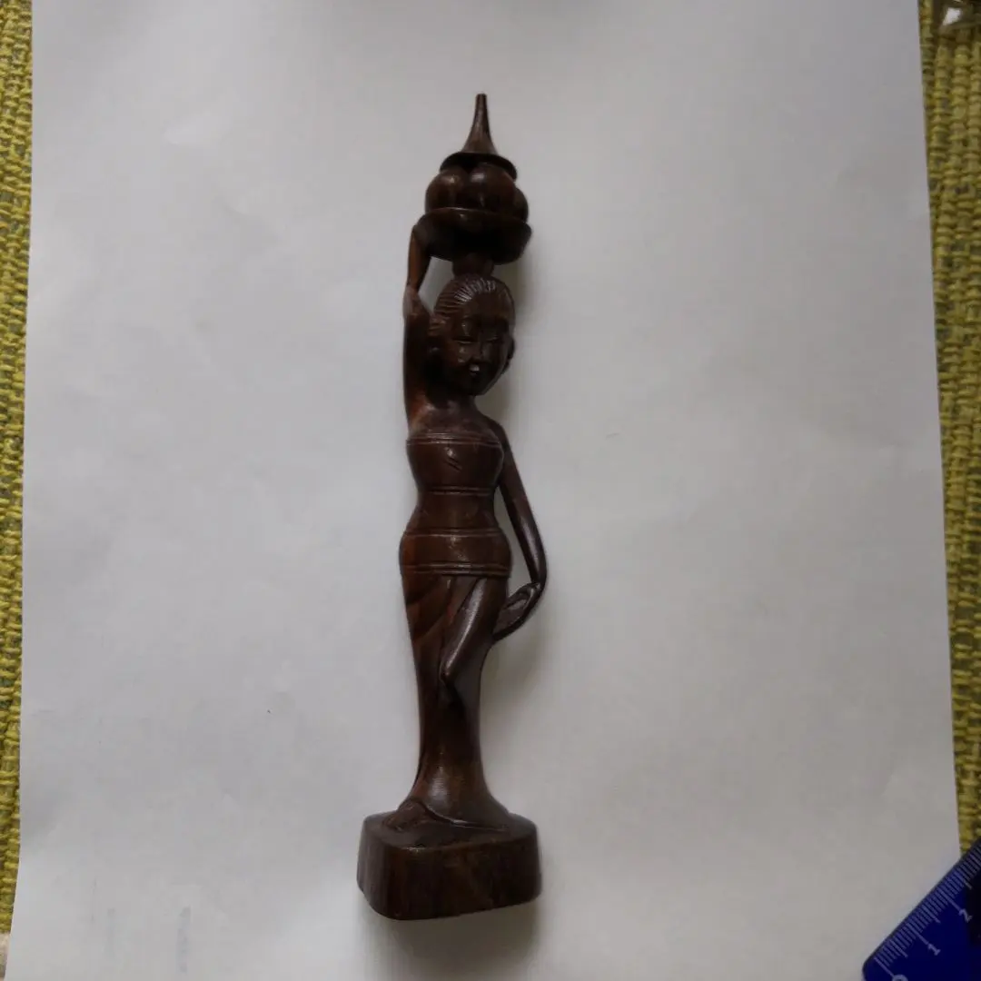 Thumbnail of Wooden female statue