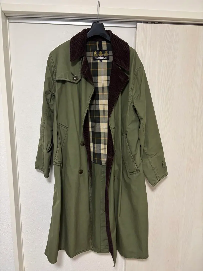 Barbour トレンチコート 36\" オリーブグリーン 1006621306223006_drawn.jpeg