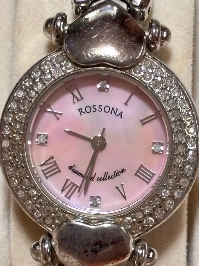 ROSSONA ロッソーナ　ダイヤモンド腕時計 腕時計レディース [ROSSONA天然ダイヤ100石ウォッチ]〜時計