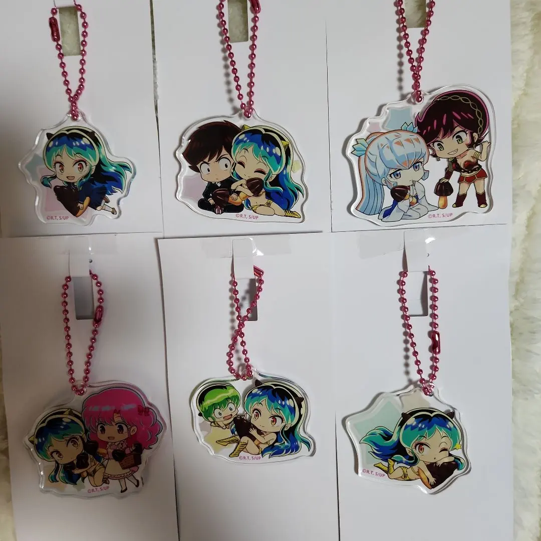 Thumbnail of Urusei Yatsura Lawson Acrylic Keyholder Complete Set
