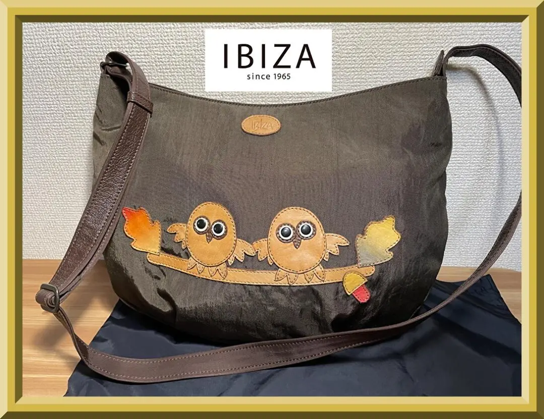 IBIZA イビザ フクロウ リュック ハンドバッグ 2way 黒 レザー 美品 2025年最新】イビザ ibiza バッグフクロウの人気アイテム - メルカリ
