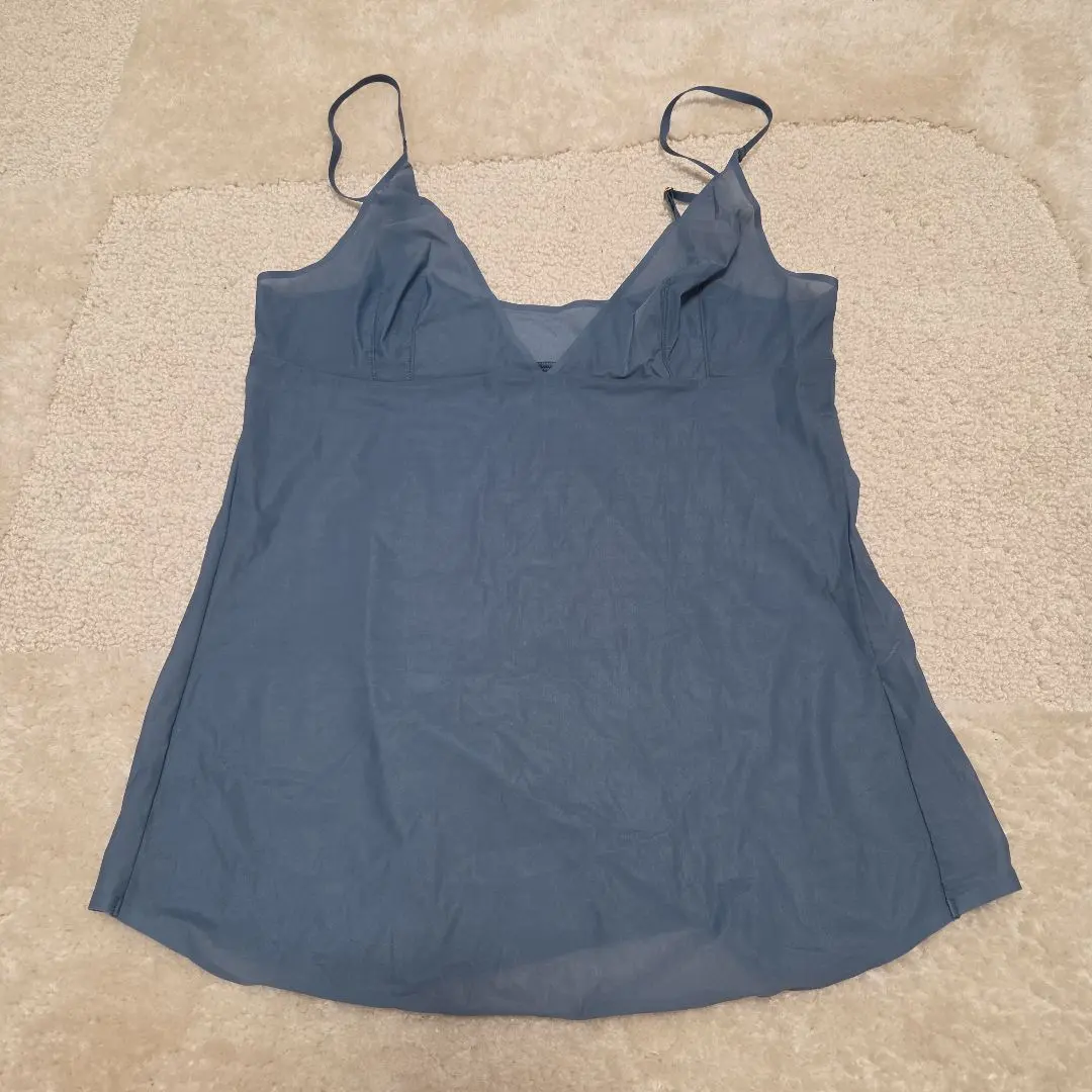 优衣库×Mame Kurogouchi 薄纱吊带背心 L 码 的縮圖