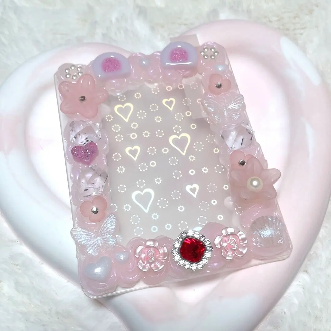 Thumbnail of Instant purchase OK ❤︎ Hard case deco Whip deco Bear Pearl Pink No. 348