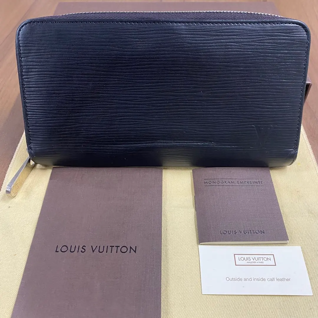 Thumbnail of Like New! Louis Vuitton Epi Wallet Zippy Wallet Long Wallet
