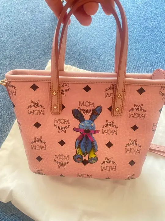 ✨激レア・極美品✨MCM ピンク ヴィセトス柄 アクセサリーポーチ レザー ✨激レア・極美品✨MCM ピンク ヴィセトス柄 アクセサリーポーチ