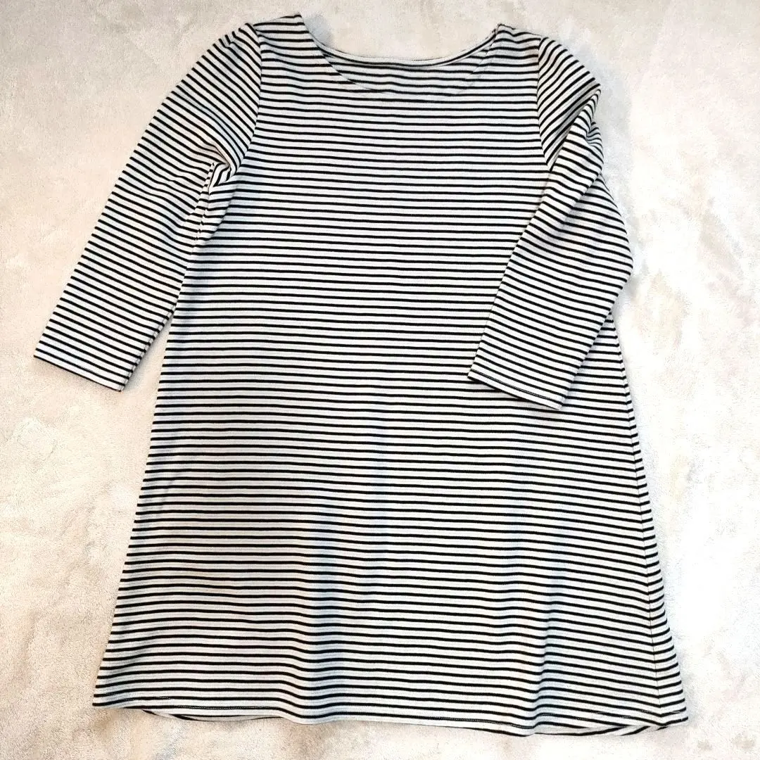 Thumbnail of Striped 3/4 Sleeve Mini Dress