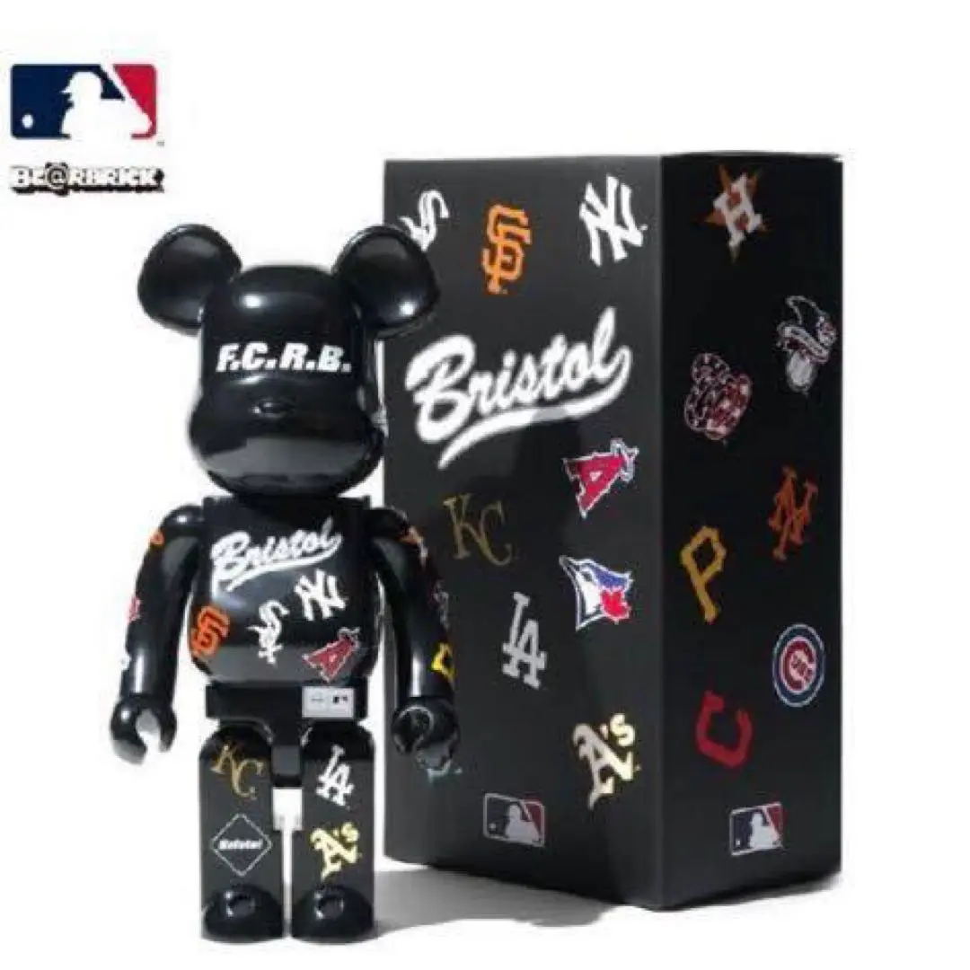F.C.R.B. - BE@RBRICK カリモク F.C.R.B. × MLB ベアブリック ベアブリック F.C.R.B. × MLB カリモク メディコムトイ WOOD
