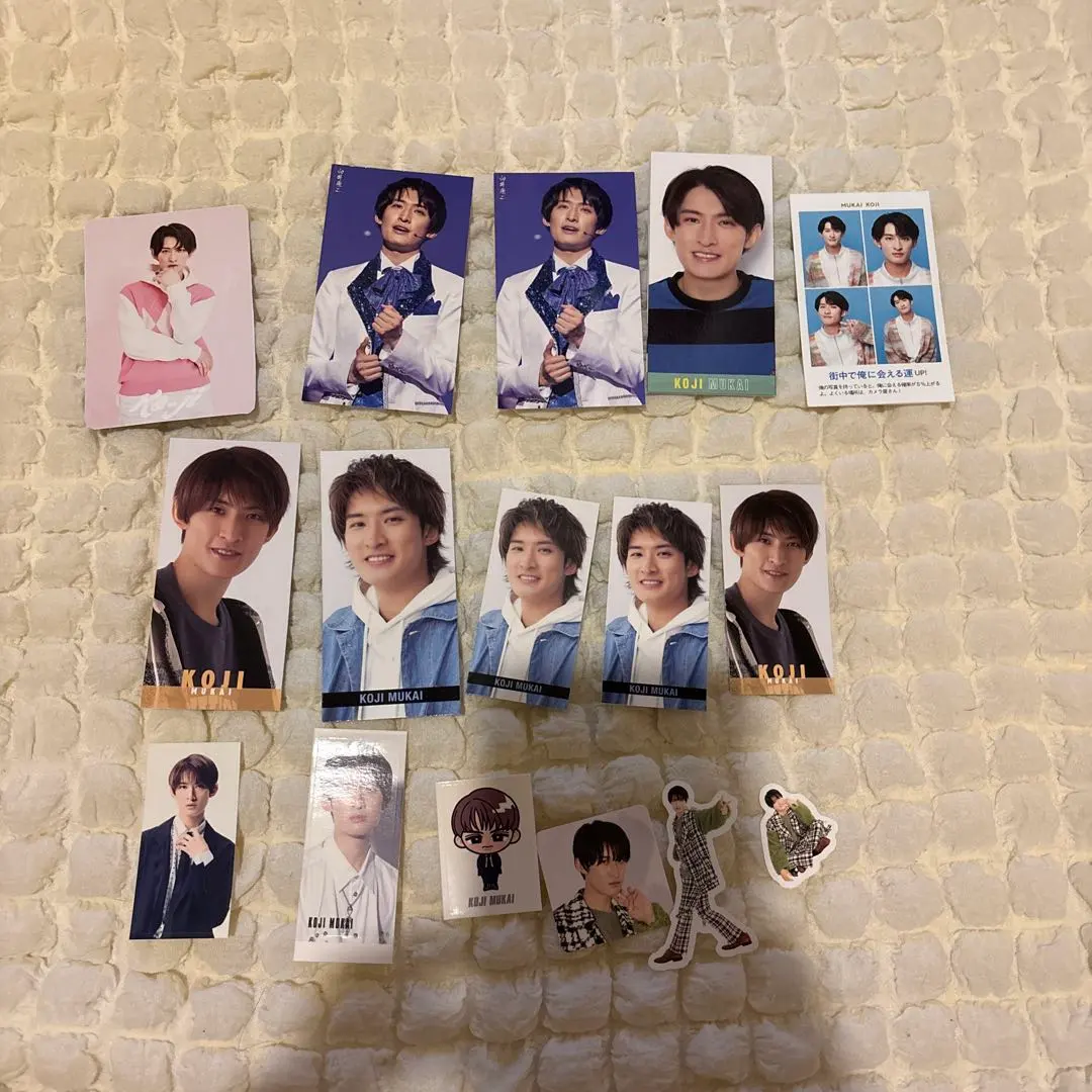 Thumbnail of Koji Mukai stickers and photos