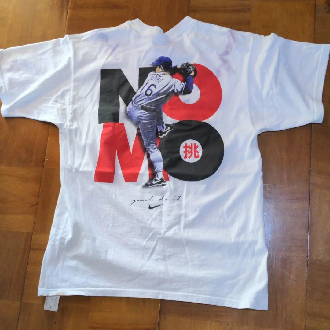 90s NIKE 銀タグ NOMO Tシャツ 野茂英雄 シングルステッチ