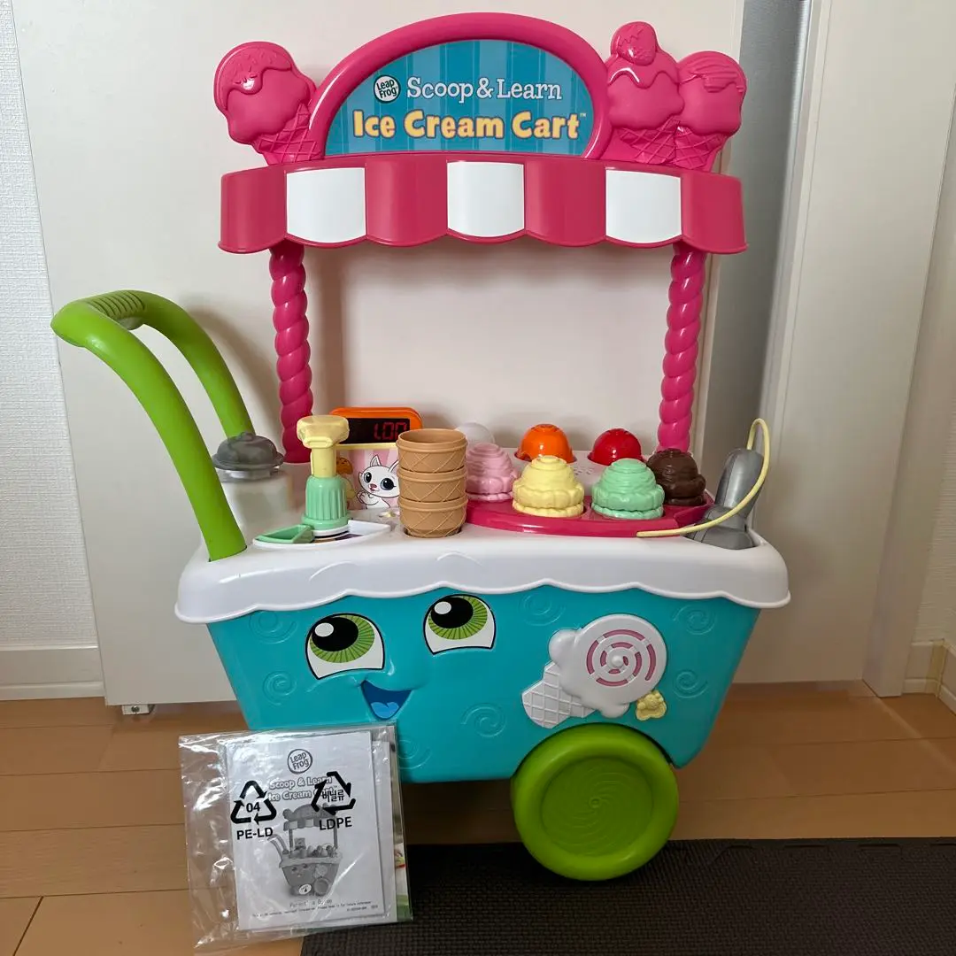 【新品未使用】LeapFrog scoop&Learnアイスクリームカート Amazon.com: LeapFrog Scoop and Learn Ice Cream Cart Deluxe
