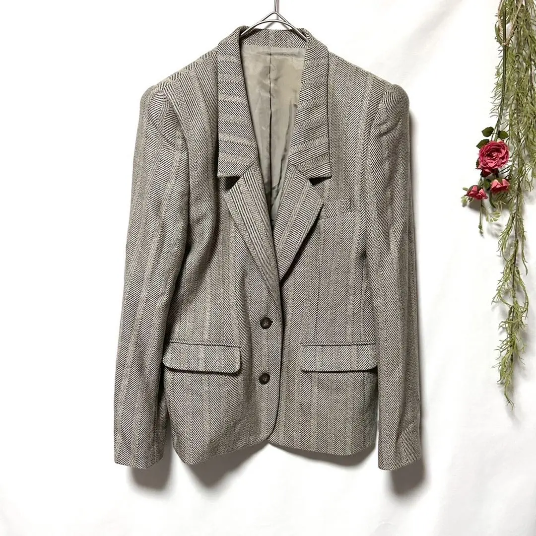 Thumbnail of GEORGES RECH Mixed Silk Tweed Tailored Jacket (M)