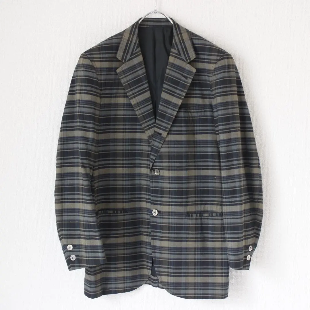 Thumbnail of VAN JACKET Three-button Roll Blazer Check Pattern M Size