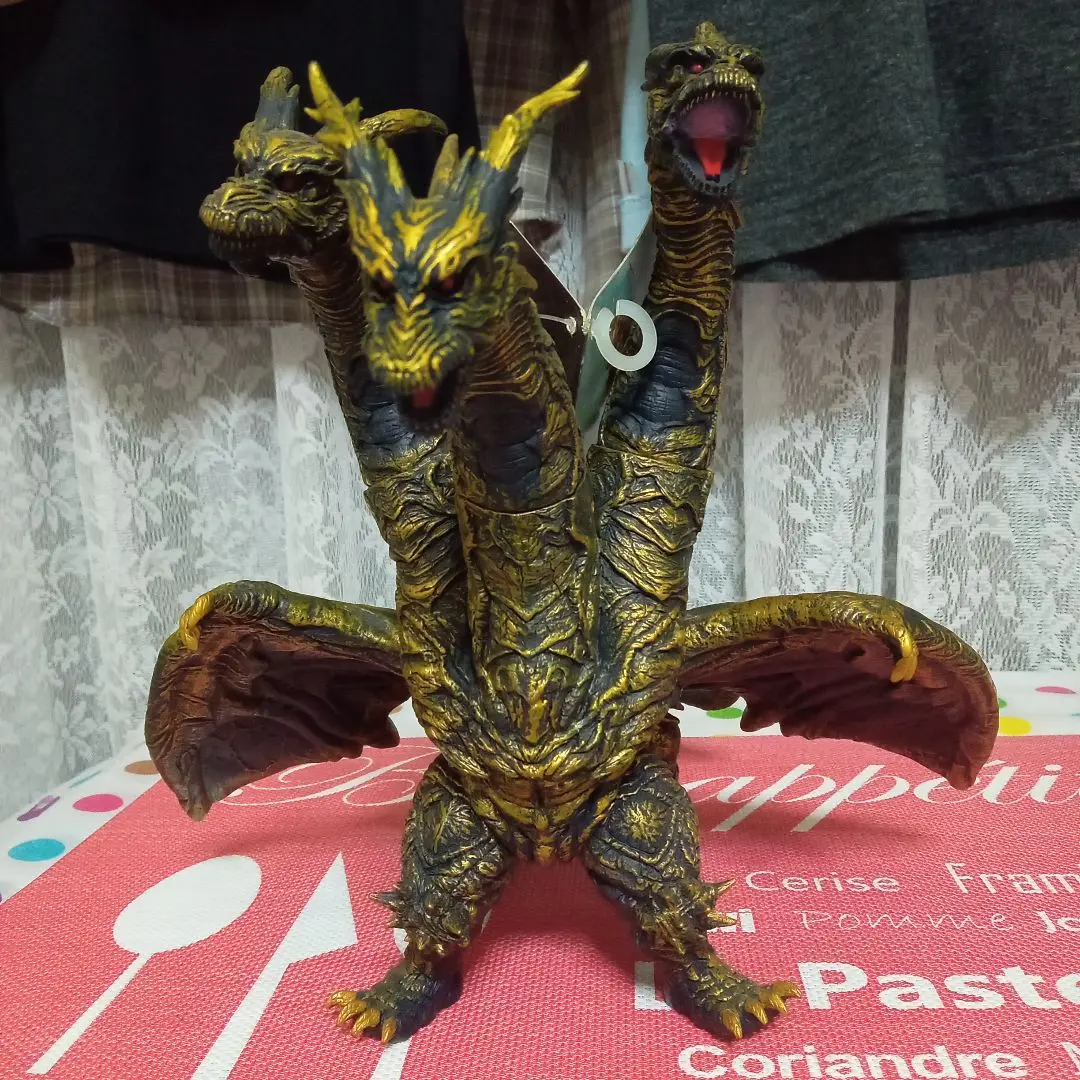 カイザーギドラ BANDAI 2004 フィギュア バンダイ ムービーモンスターシリーズ カイザーギドラ ソフビ
