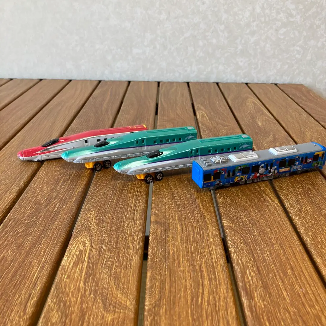 Thumbnail of Takara Tomy Long Tomica Shinkansen Bullet Train Hayabusa Super Komachi Thomas