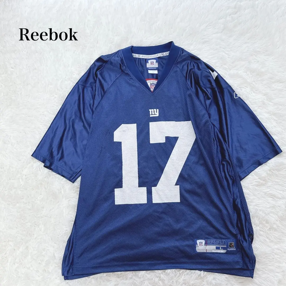 Thumbnail of Reebok American Football Game Shirt Uniform NFL Giants Plus Size