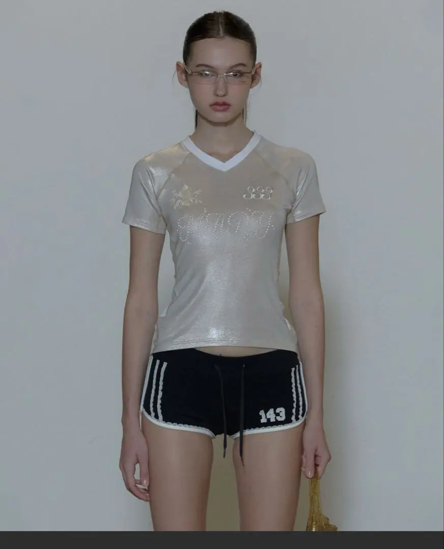 SCULPTOR チームメリッサ サッカージャージ SCULPTOR Velour Soccer Jersey BLACK 22FA-I（スカルプター
